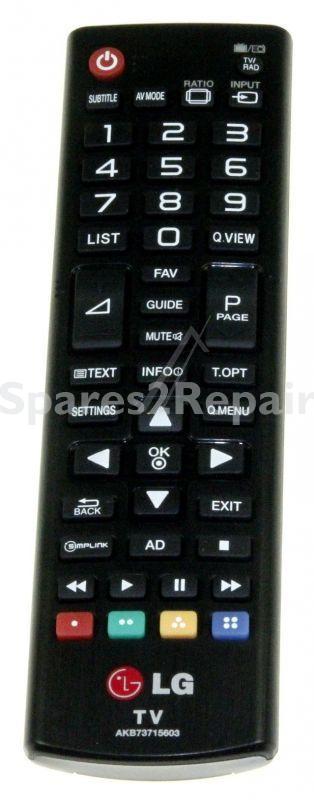 Lg Ir remote Control - Akb73715603 Remote Controller Assembly