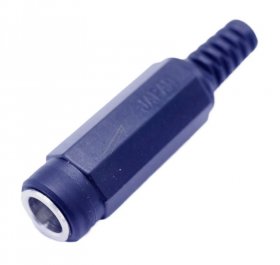 Power Supply Jack - T-525j 2 Pin Female Dc Power Plug 5,5-2,5 Mm - Weldable