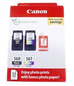 Canon Cartridge - Pg-560 - Cl-561 3713c006 Cartridge Multipack Bk-c-m-y