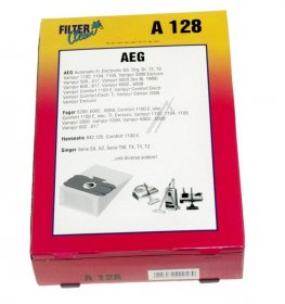 Filterclean Vacuum Cleaner Bags - A128 000094-k Dust Bags X 5
