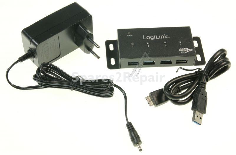 Logilink Hub-usb - Usb 3.0 Hub, 7-ports, Alu