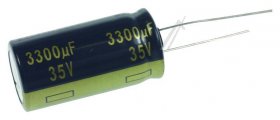 Panasonic 35v Radial Electrolytic 105 De - 3300uf-35v Eeufc1v332 El-cap Radial Pan 105° 18x35 5mm -rohs-