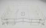 Block Rail - X673001300554 07010677 Basket Guider Link [Candy Hoover]