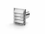 Naber Extractor Fan - E-jal 150 Aussenjalousie 4022012 External Louver 150mm Stainless Steel Compair Prime Flow