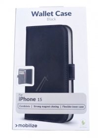 Mobilize Leather Bag Gsm - 28839 Mobilize Classic Gelly Wallet Book Case Apple Iphone 13-14-15 Black