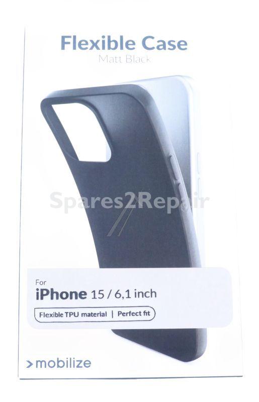 Mobilize Leather Bag Gsm - 28903 Mobilize Rubber Gelly Case Apple Iphone 15 Matte Black