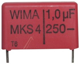 Wima Mks4 Pulse Capacitor - 1,0uf-250v Mks4 Impluse Capacitor Rm=22,5mm -rohs-