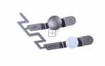 Button - C00445242 481010695735 Push Button Start-reset [Whirlpool Indesit]