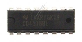 Texas Instruments Operational Amplifier Ic - Ic Cmos 4518 Dip-16