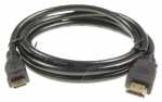 Compatible Hdmi plug-mini Hdmi c plug - Hdmi-a-male-hdmi-c-male (mini) Black 1 5m