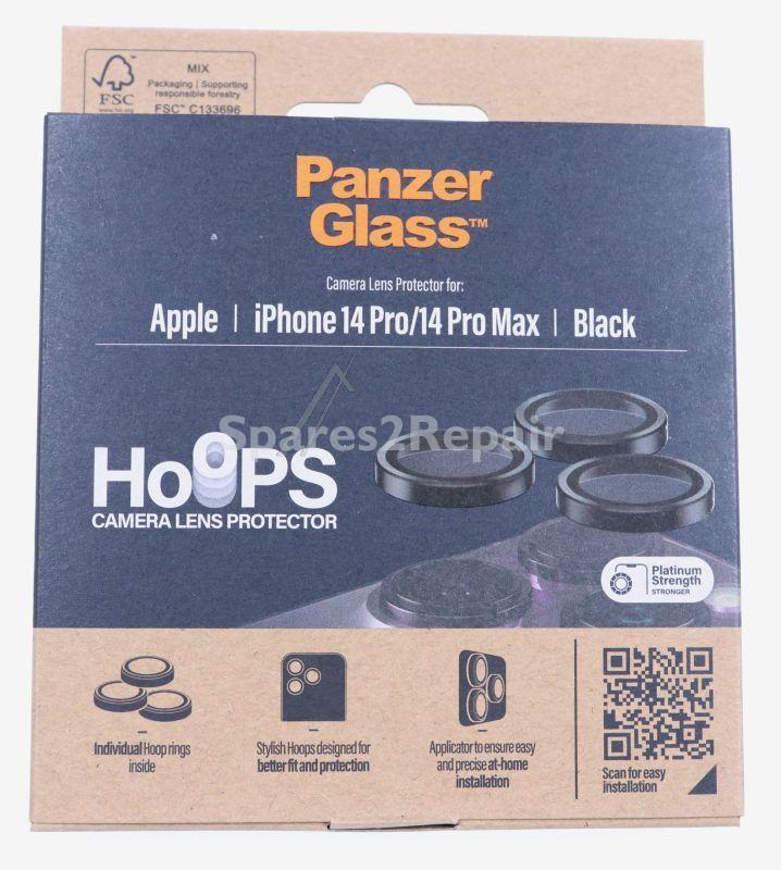 Panzerglass Display Protective Film - 1141 Panzerglass Hoops Camera Lens Protector Iphone 14 Pro 14 Pro Max Black