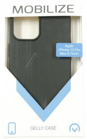 Mobilize Leather Bag Gsm - 26385 Mobilize Rubber Gelly Case Apple Iphone 12 Pro Max Matt Black