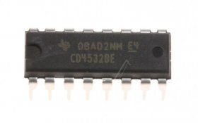 Texas Instruments Operational Amplifier Ic - Cd4532be Ic 4532 Dip-16