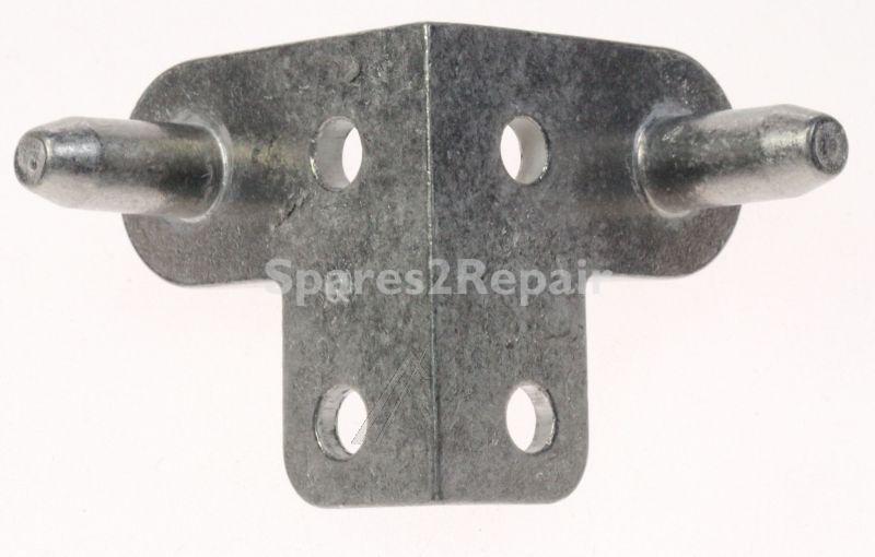 Door Hinges For Fridges - C00319847 481201221602 61002361 Hinge Lower (black) [Whirlpool Indesit]