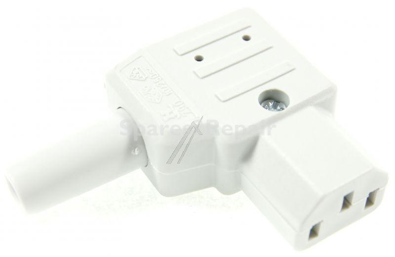Bachmann Refrigerator Socket - C13 Right Angled Iec Socket - White