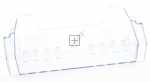 Refrigerator - Freezer Door Shelf - 4866891200 C00867629 G84600 Door Shelf [Arcelik]