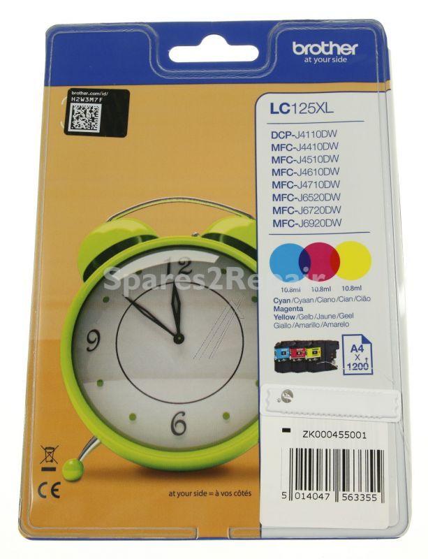 Brother Cartridge - Lc125xlrbwbpdr Ink Cartridge C-m-y