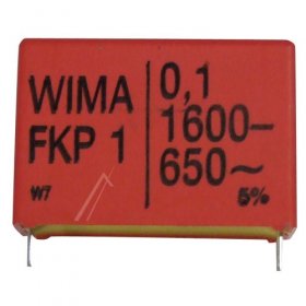 Wima Fkp1 Pulse Capacitor - 0,1uf-1600v Fkp1 Impulskondensator Rm=37,5mm