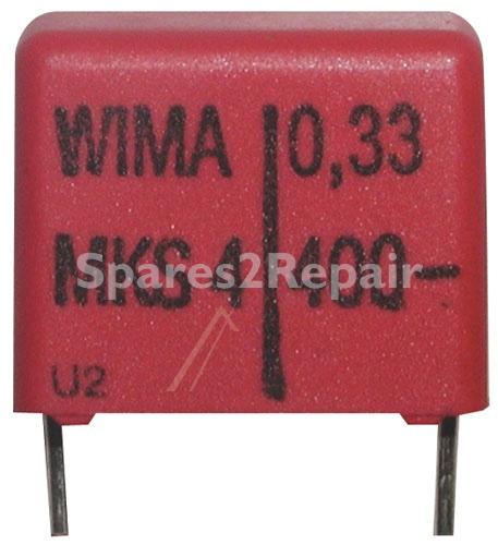 Wima Mks4 Pulse Capacitor - 0 33uf-400v Mks4g033304f00kssd Mks4 Capacitor Rm=15mm -rohs-