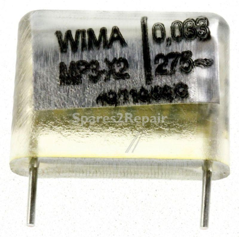 Wima X2 Emi Suppression Capacitor M - 0,033uf-275v Mp3-x2 Capacitor P=15 -rohs- 33nf