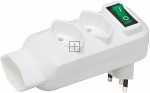 BRENNENSTUHL Three-way Plug Adaptor 3-FACH ABZWEIGSTECKER MIT SCHALTER *CH*