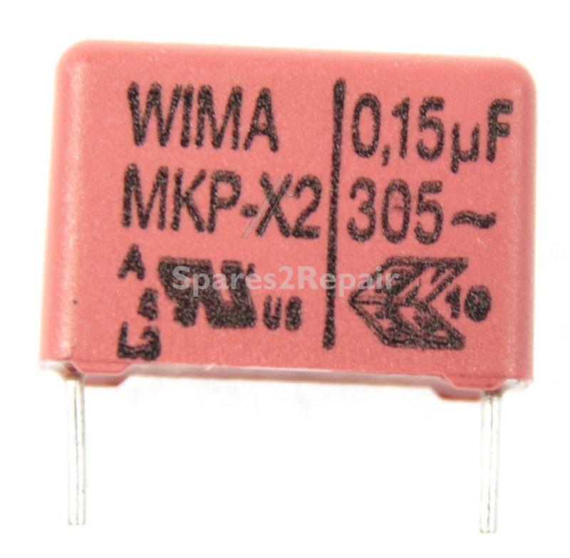 Wima X2 Emi Suppression Capacitor M - 0 15uf-305vac Mkx2aw31504c00kssd Mkp-x2 Suppression Capacitor Rm=15mm -rohs-