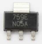 Texas Instruments Fixed Voltage Reg. Pos. - N05a Lm1117mpx-3 3-nopb Voltage Regulator Ldo +3 3v-0 8a Smd Sot-223