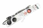 Brennenstuhl 5 Way Socket Outlet Switch - Super-solid-line Steckdosenleiste 5-fach Silber 2,5m H05vv-f 3g1,5
