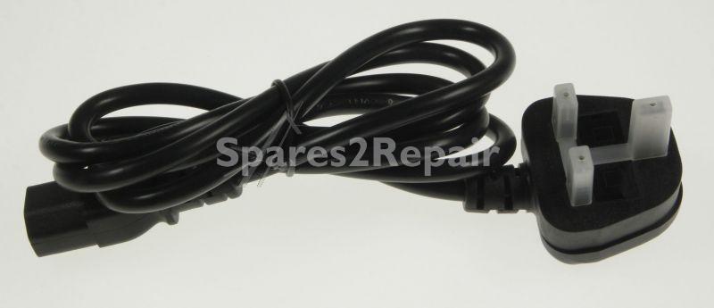 Vestel Mains Power Lead - 30002375 Power Cordsafe Mon(bri wal Plg)-pkg Rohs