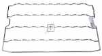 Liebherr Refrigerator - Freezer Door Shelf - 711244200 Grid Shelf
