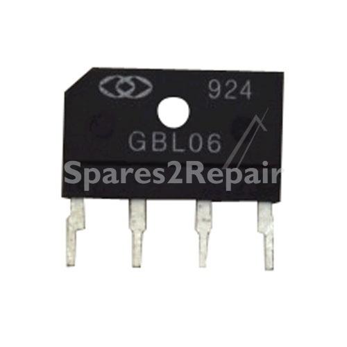 Samsung Rectifier - 0402-001477 Diode-bridge Gsib460 600v 4a sip-4 st