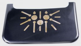 Drip Tray - At4056035740 Kit Driptray+cups Grid Mce26 Cream P9060c [Delonghi]