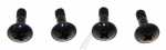 Vestel Screw - 23217618 Detachablestandyfmbm4*12_5pcs_blk_(e(pkg