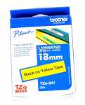 Brother Colour Cartridge - Tze641 Label Tape Black On Yellow 18mm-8m Laminated Brother