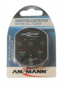 Ansmann Battery Tester - Ansmann Button Cell Tester - Alkaline - Lithium