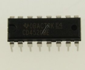 Texas Instruments Ic - Ic Cmos 4520, Dip-16