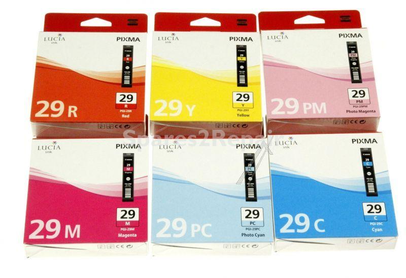 Canon Cartridge - Pgi-29 4873b005 Tintenpatrone M- Y- Pc- Pm- Ry Multipack
