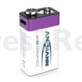 Ansmann 1604d Nimh Batteries - 1× 9v E block Li ion Akku 400 Mah, Usb c Charging Cable - 1315-0005