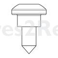 Screw - 8079701010 Screw Bayonet Socket Front Pan [Electrolux Aeg]