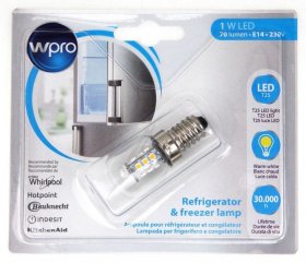 Refrigerator Lamp - C00496774 Fridge & Freezer Led Light E14-t25-1w [Whirlpool Indesit]