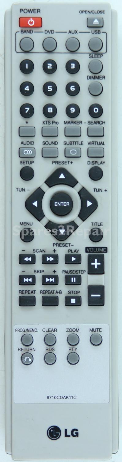 LG 6710CDAK11C Remote Control (Original)