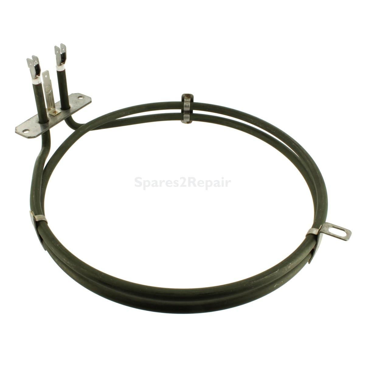 Compatible for Ariston DB, FB, FR; Cannon C; Creda S; Hotpoint AHP, BD, BS, BU, DE, DQ, DY, EG, EW, KD, SC, SY, UE, UQ, UY; Indesit FID, FIE, FV, K, KD Series Fan Oven Element (2000W, 240V)