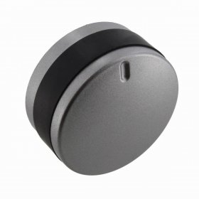 Compatible for Howdens Lamona LAM3200, LAM3207, LAM3300 Series '3 O'Clock Type' Silver Oven Knob