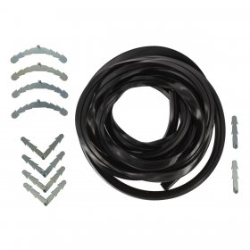Universal '3-in-1' 3-Sided, 4-Sided & Round Cornered Silicone Rubber Oven Door Gasket Seal Kit with Full Fitting Instruction Booklet