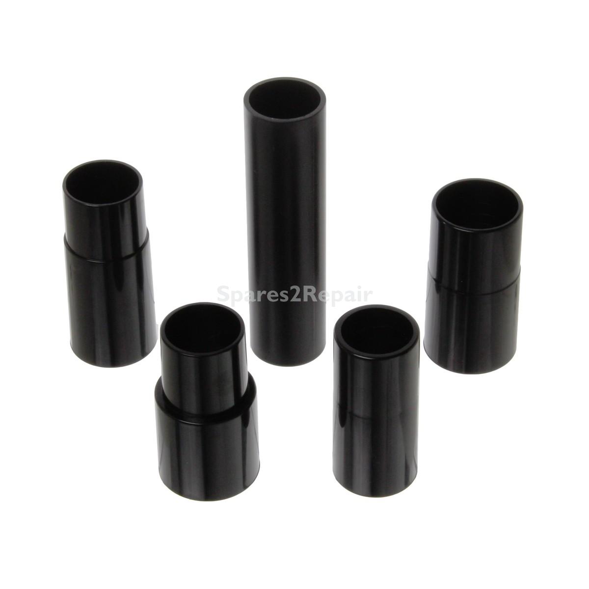 Universal Vacuum Cleaner Power Tool & Dust Extraction 35mm, 32mm & 30mm Hose Adaptor Kit (Pack of 5)