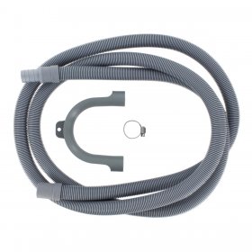 Universal Drain Hose with Moulded End Extension Kit (2.5m Length, 19mm & 22mm Fitting)