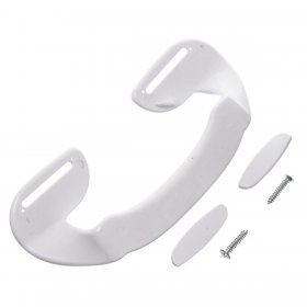 Universal White Plastic Fridge Freezer Grab Handle (70mm - 150mm)