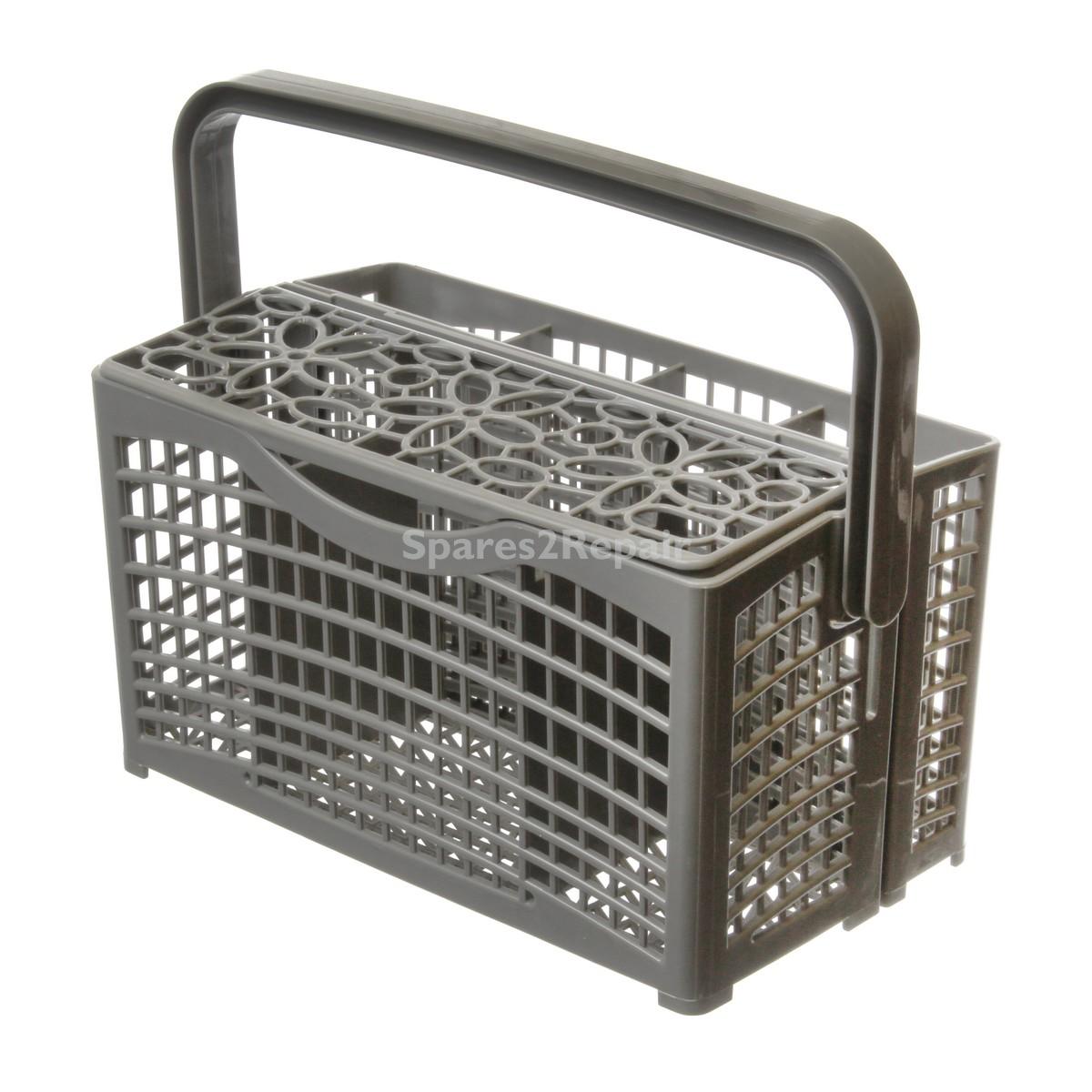 Universal Deluxe Dishwasher 2-in-1 Full Size and Detachable Slimline Cutlery Basket (230mm x 130mm x 145mm)
