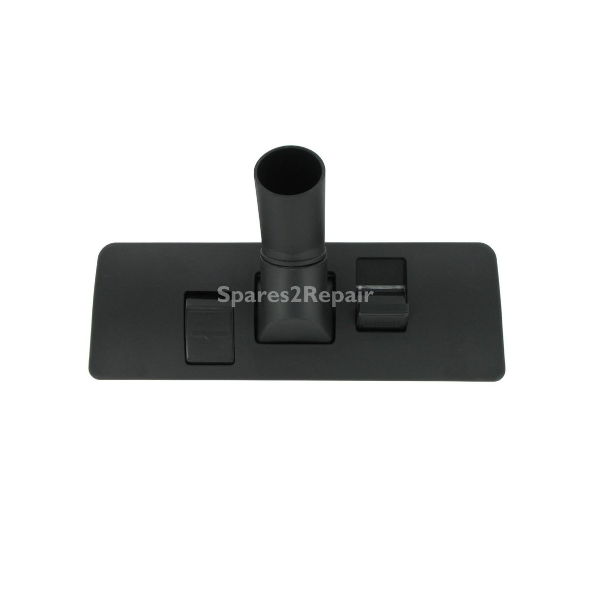 Universal Black Plastic Dual Pedal Floor Tool Nozzle (35mm x 270mm)