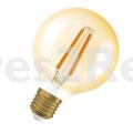 Osram Lamp - Vintage 1906 Led Classic Globe Dimmable 7 2w 824 Gold E27 - 1906LGL80D 7,2W